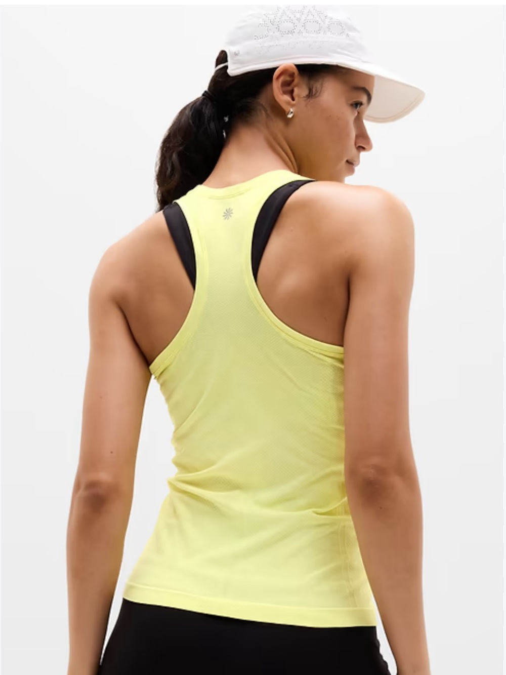 ATHLETA Women’s Yellow Racerback Tank Top Size XL
